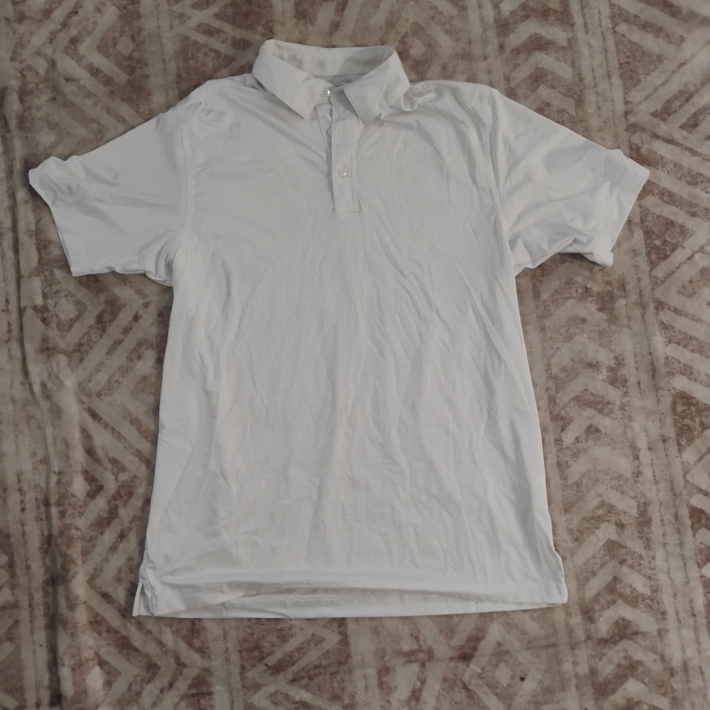 Callaway Men's Medium Optidri  Classic White Golf Polo Shirt